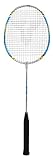 Talbot Torro Badmintonschläger Fighter 4.6, Isometrischer Kopf, Powerwaves, Farbe: Silber-Blau, 429803