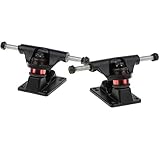 perfk 2 pcs 150mm Longboard Achsen Set - Skateboard Ersatzteile - Schwarz