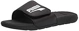 PUMA Herren COOL CAT Hook and Loop Sandalen zum Reinschlüpfen, schwarz/weiß, 46 EU