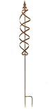 Crispe home & garden Gartenstecker Edelrost-Optik - Spirale - Rankhilfe - Höhe 119 cm