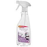 beaphar Desinfektionsspray | Beseitigt 99,9% der Bakterien | Streifenfreies Desinfektionsmittel | Für Umgebung von Hunden & Katzen, z.B. Katzenklos | 500 ml