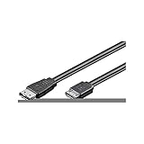 Wentronic HDD S-ATA Kabel 1, 5GBS/3GBS/6GBS (S-ATA L-Type auf eSATA i-Type Stecker) 0, 5m Schwarz