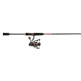 Mitchell Traxx MX Spin Ruten und Rollen Combo, Schwarz/Orange, Größe