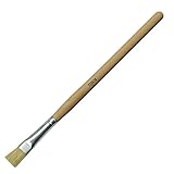Kreul 722410 - Universalpinsel Borste, für Kunst, Hobby, Schule und Großverbraucher, Besatz aus strapazierfähigen Naturborsten, flach, Größe 10