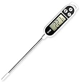 Meilliger Thermometer Küche Universales Haushaltsthermometer Digitales Kochthermometer Küchenthermometer Fleischthermometer, Ablesbar 50°C- 300°C,°C/°F Umschaltbar Thermometer