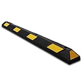 UvV Parkstop Radstop ParkAID 180cm in gelb/schwarz + Befestigung + Verschlussstopfen für die oberen Öffnungen