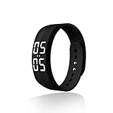 LEBEXY Schrittzähler Pedometer Einfach｜Fitness Armband Wasserdicht Fitnessarmband mit Uhr Ohne Bluetooth Ohne APP Zum Joggen