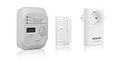 Smartwares Funk-Abluftsteuerung für Dunstabzugshaube + Kohlenmonoxid / CO Melder