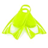 Aqua Speed Kurze Schwimmflossen für Kinder I Trainingsflossen Mädchen Jungen | Kurzflossen Training | Swim Fins I Gummiflossen Schwimmtraining I Swimming I Gelb, Gr. 25-29 (S) I Frog