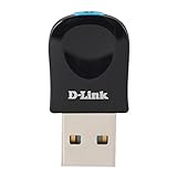 D-Link Wireless N Nano USB Adapter Netzwerk-Zubehör (kabellos, USB, 300 Mbit/s, 2,4 - 2,4835 GHz, Schwarz, WEP, WPS)