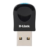 D-Link Wireless N Nano USB Adapter Netzwerk-Zubehör (kabellos, USB, 300 Mbit/s, 2,4 - 2,4835 GHz, Schwarz, WEP, WPS)