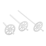 Dämmstoffhalter 10 x 140mm (200 Stk.) Dämmstoffdübel mit Kunststoffnagel, gelocht Tellerdübel für WDVS, VWS, EPS