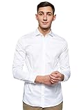 JACK & JONES Herren Jjprparma Shirt L/S Noos Businesshemd ,White,M