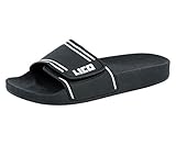 Lico COAST V Badeschuhe Unisex Erwachsene, Schwarz/ Weiß, 42 EU