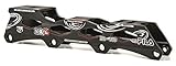 FILA Skates Nrk, Set Rahmen Rollen für Inlineskates Unisex Kinder, Unisex Kinder, 60750915, Schwarz, 254mm