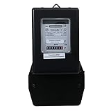 REV DREHSTROMZÄHLER – Made in Germany ǀ Strom-Messgerät zum Direktanschluss ǀ Stromzähler zur internen Energieverbrauchs-Kontrolle ǀ 3x230V/400V 10(40)A 50Hz ǀ ungeeicht ǀ Farbe: schwarz