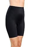 Kasheer Damen Miederhose mit Bein ShapePants Figurformender Shapewear Bauch-Weg Effekt für Bauch, Hüfte, Oberschenkel und Po (48/50, Schwarz)