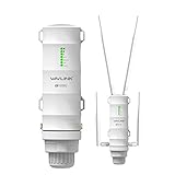 WAVLINK AC1200 Gigabit Outdoor WLAN Access Point Unterstützung 60 Meters Poe, wetterfester Outdoor WLAN Repeater, Dual Band 5G + 2,4G Ideal für Outdoor WLAN (572HG3)