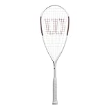 Wilson Squash-Schläger, Tempest Lite, Unisex, Kopflastige Balance, weiß/rosa, WR006410H0