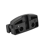 FISCHER Unisex Schloss-halterung Fischer Schloss halter Satteluntergestell, schwarz, M EU