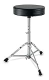 XDrum Schlagzeughocker Semi (Höhenverstellbar 50-64cm, drei Standbeine mit Gummifüßen, zusammenklappbar)
