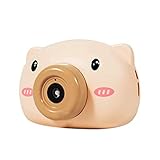Seifenblasen Maschine, Kinder Seifenblasenmaschine Batteriebetrieben, Badezimmer Bubble Machine für Geburtstagsfeier, Hochzeit und Weihnachten Geschenk, Bubble Blower Maker Kinder (Braun)