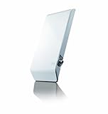 One For All DVB-T/DVB-T2 Outdoor/Außenantenne - Full HD/HDTV Fernseher TV Antenne mit Verstärker - 0-25 km Reichweite – 6 meter Koaxialkabel - UHF - weiß - SV9450