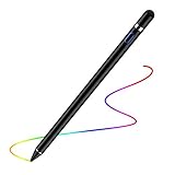 LIDIWEE Stylus Stift für iPad iPhone, Tablet Stift Active Stylus Pen Touchstift mit Sensitivity Point Kompatibel mit Samsung/Huawei Smartphones and Tablets, Schwarz