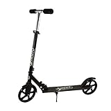 Best Sporting Scooter 200er Rolle klappbarer Kinderroller mit Ständer, schwarz