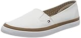 Tommy Hilfiger Damen Iconic Kesha Slip On Sneaker, Weiß (Whisper White 121), 38 EU