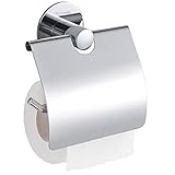 Wangel Toilettenpapierhalter ohne Bohren, Patentierter Kleber + Selbstklebender Kleber, Edelstahl, Poliertes Finish