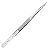 May- Universal-Pinzette 20cm - Haushaltspinzette - gerade - feine Spitze - innen gerieft - Edelstahl