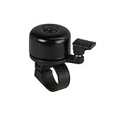 FISCHER Mini Fahrradglocke, schwarz, One Size