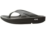 OOFOS Damen OOriginal Thong Athletic Sandalen Schwarz