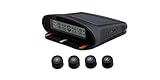 Xtrons Auto TPMS Reifendruckkontrollsystem Tire Pressure Monitoring System Reifendruckkontrolle mit 4 Externe Sensoren Reifendruck Voltage Temperatur Anzeig