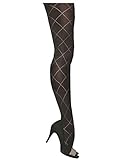Adrian Damen Strumpfhose Schwarz Schwarz