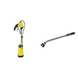 Kärcher Fasspumpe BP 1 Barrel (Bewässerung mit Regenwasser, 400 Watt, 3800 l/h) & Gießstab schwarz