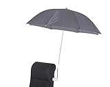 Bo-Camp Camping Shelter BC Stuhl Regenschirm, Grau