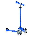 Globber Unisex Jugend Primo Dreiradscooter, Navy-Blau, one Size