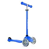 Globber Unisex Jugend Primo Dreiradscooter, Navy-Blau, one Size