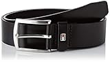 Tommy Hilfiger Herren Gürtel New Denton 3.5 Belt, Schwarz (BLACK 990), 105 cm, E3578A1208990