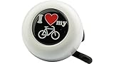 Reich Unisex – Erwachsene I Love My Bike Glocken, weiß, One Size