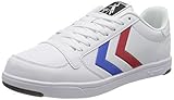 hummel Unisex-Adult Stadil Light Sneaker, White/Blue/RED,45 EU