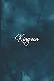 Kingston: Personalized Journal Notebook For Boys and Men, Kingston Notebook gift for Christmas, Birthday and Valentine, Notebook Diary for Kingston, Gift idea for Boyfriend, Bestfriend, Brother, Dad…