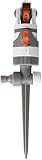 Bradas WL-Z01 4 Funktionen Kreisregner Rasensprenger bis zu 350 qm, Impulsregner, Neu, Grau, 15x5x5 cm