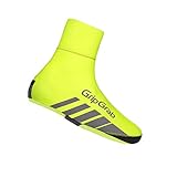 GripGrab Unisex – Erwachsene RaceThermo Winter Rennrad Neopren Überschuhe Warme Wasserdichte Winddichte Radsport Überzieher Shoe Cover Fahrrad, GelbHi-Vis, (40/41)
