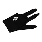 Billard Handschuh Snooker Pool Glove - Schwarz