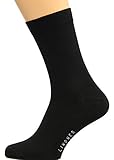 Max Lindner 10 Paar hochwertige schwarze Strapazierfähige Herrensocken| Baumwollsocken und Strümpfe Qualitätssocken seit 1921 (39-42)