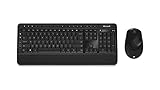 Microsoft Wireless Desktop 3050 (Set mit Maus und Tastatur, deutsches QWERTZ Tastaturlayout, kabellos)