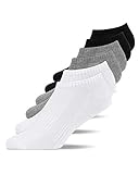 Snocks Sneaker Socken Herren Mix Größe 47-50 6x Paar Herren Sneaker Socken Füßlinge Herren Sneakersocken Herren 47-50 Kurze Socken Sneaker